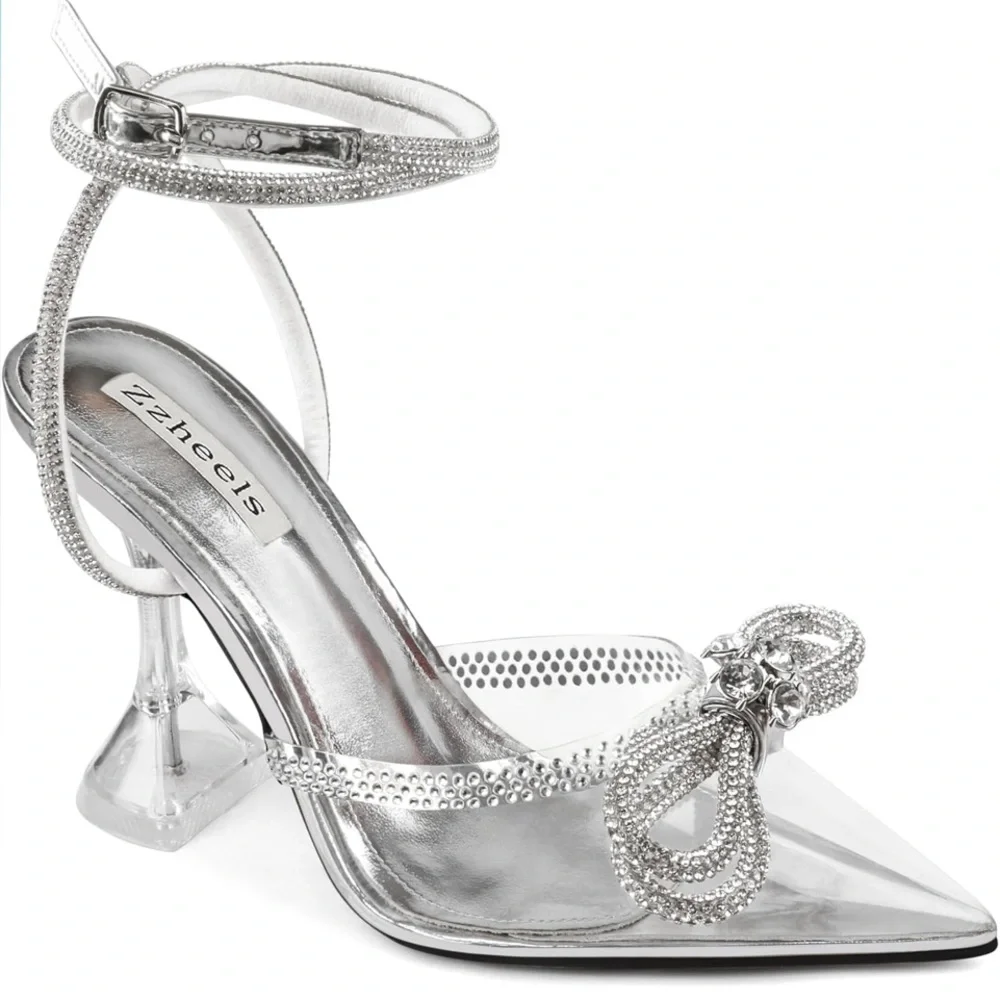 Silver Women's Shoes - Picture 8 of 10